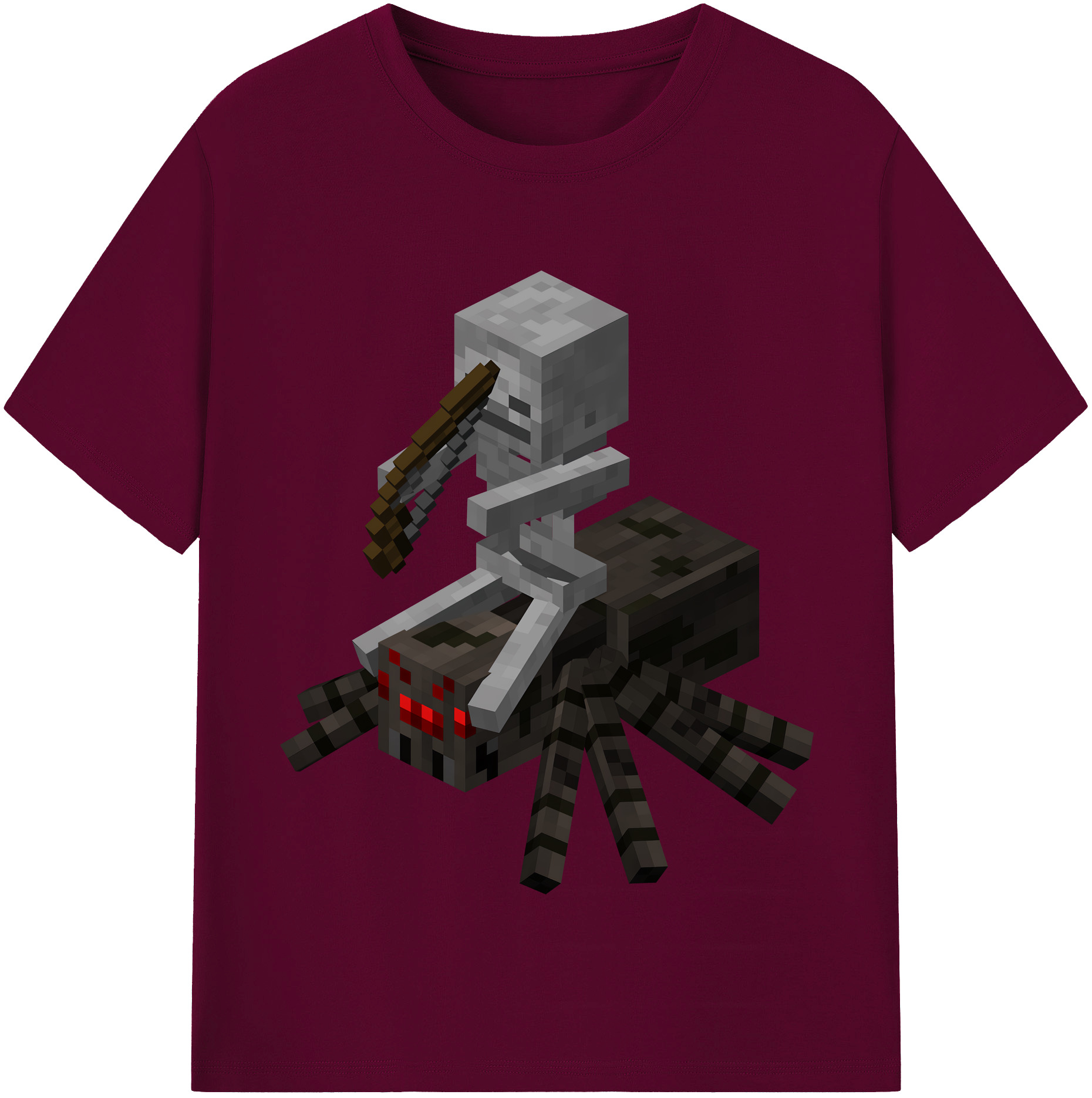（画像用） マインクラフト ブロックの世界 Minecraft MC Block world レディースカジュアルプリントTシャツ（綿100％）